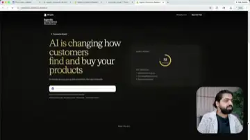 A screenshot of the Shopify 'Agentic Commerce Readiness' tool website (commerce-readiness.shopify.io) showing a sample report with a score of 72, '31 