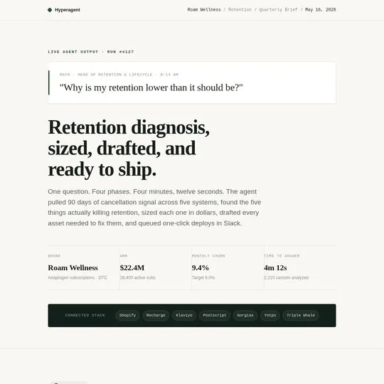 Bản demo của Hyperagent